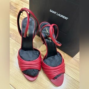 Ysl shoes used twice perfect condition